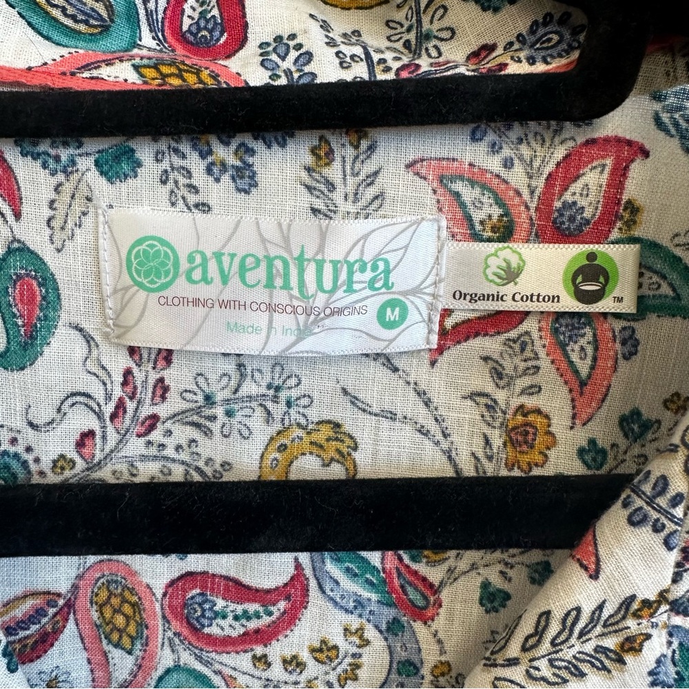 Aventura organic cotton paisley dress - Picture 3 of 8